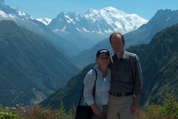 Diane and Jean in Switzerland, 2005