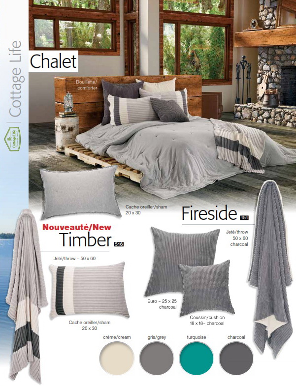 Chalet Bedding collection from Brunelli