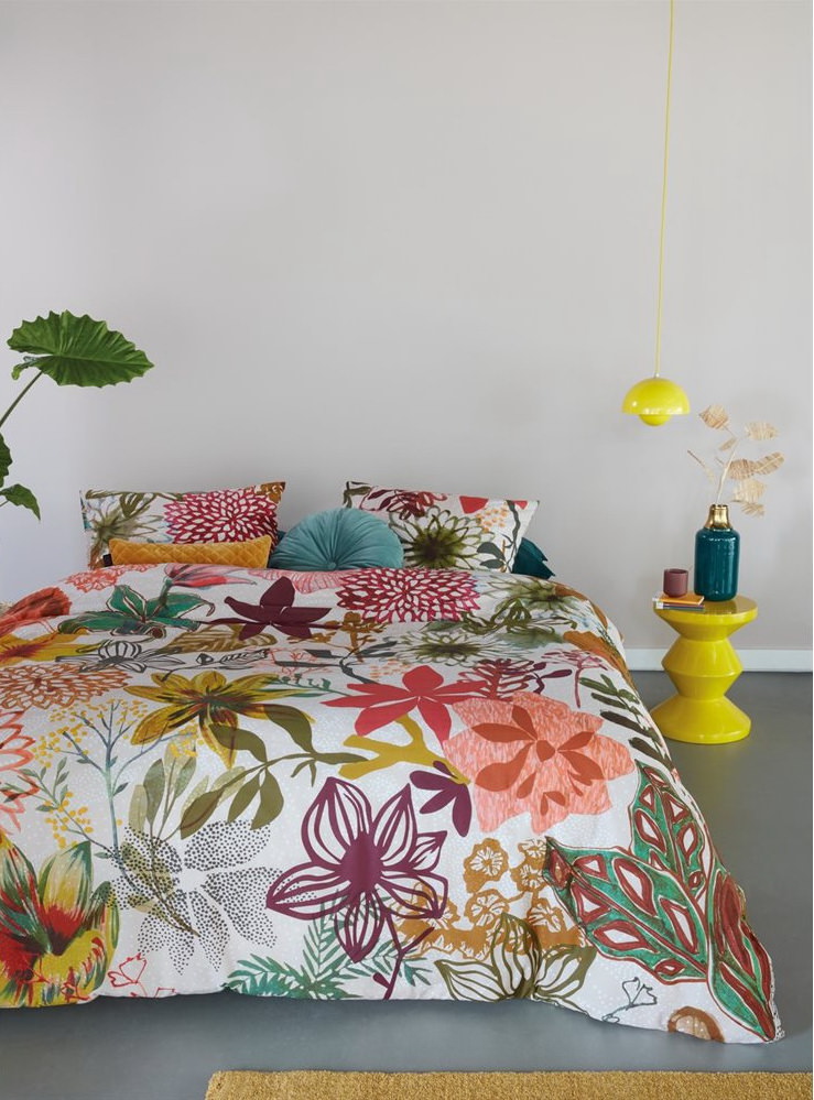 La Housse de couette Flower power, une marque Brunelli.