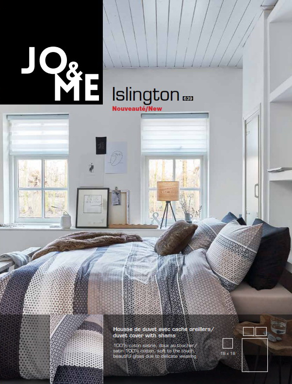 Islington Collection, a new JO & ME european trend brand by Brunelli.