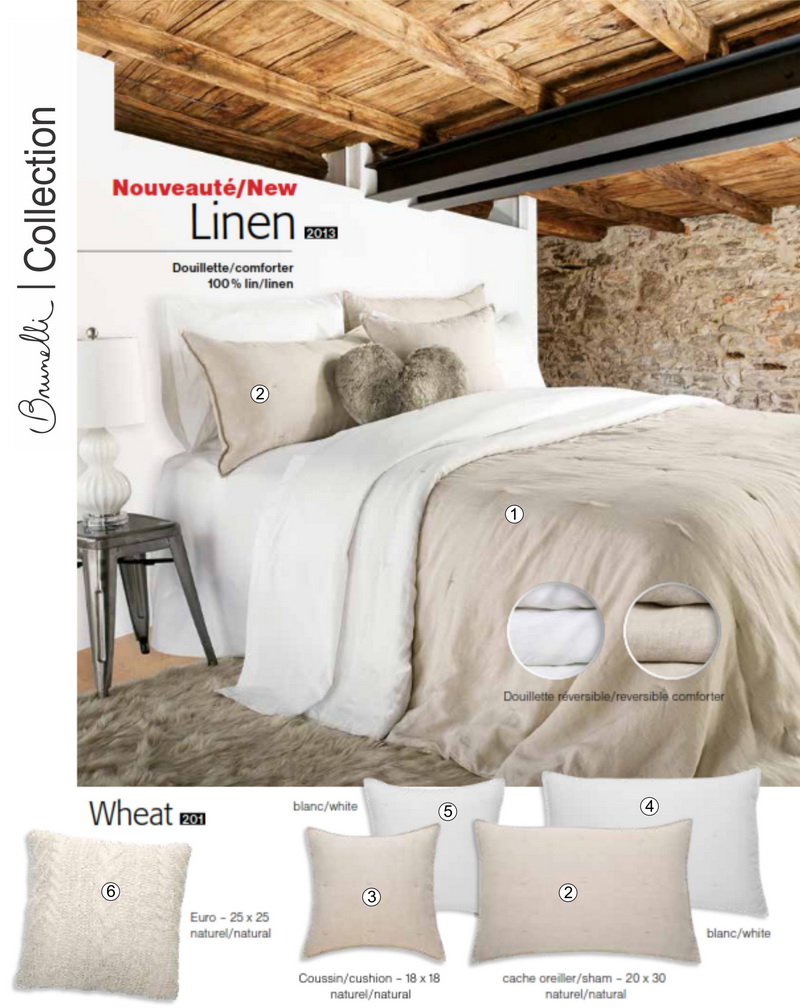 Linen Quilt 100% linen by Brunelli.