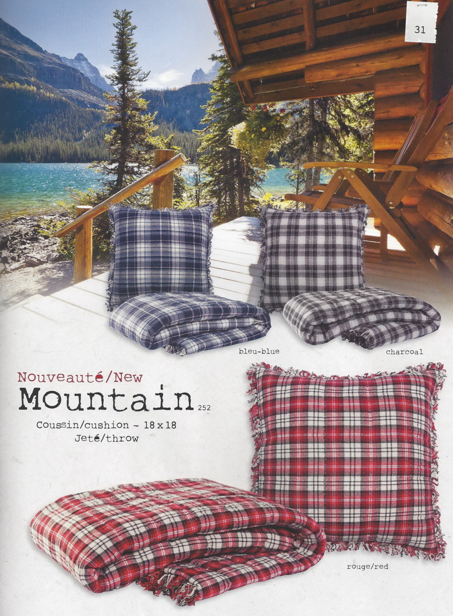 Mountain, une collection de literie Brunelli