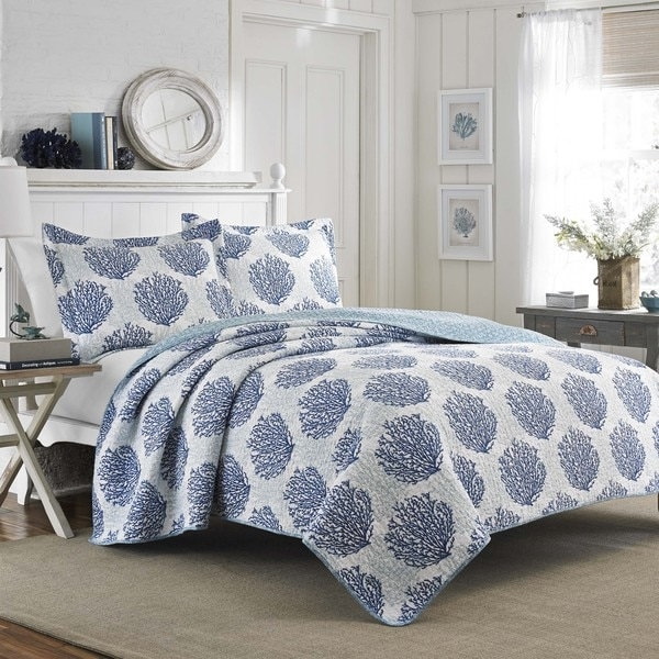 Corail blue quilt