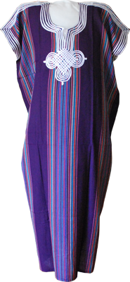 Moroccan dress violet.
