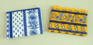 A provencal wallet from Provence, France.