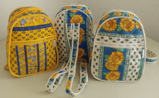 A provencal Backpack from Provence, France.