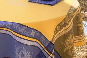 Tablecloth Jacquard Coteau cannelle