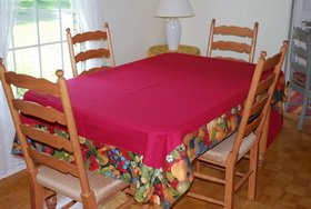 Nappe provençale DIABOLO rouge