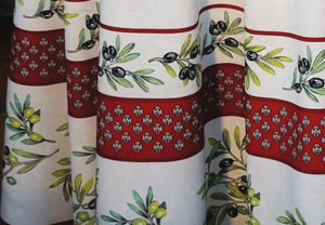 Coated tablecloths from Provence Coated tablecloths
