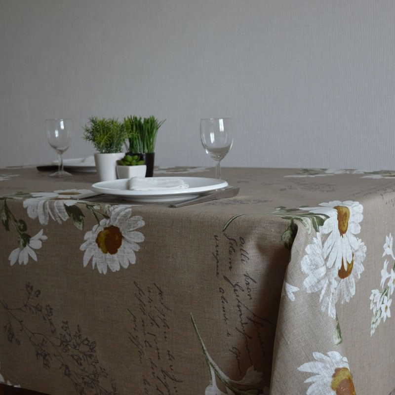 Image for Margot lin naturel enduit Tablecloth