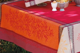 Nappes Olive rouge