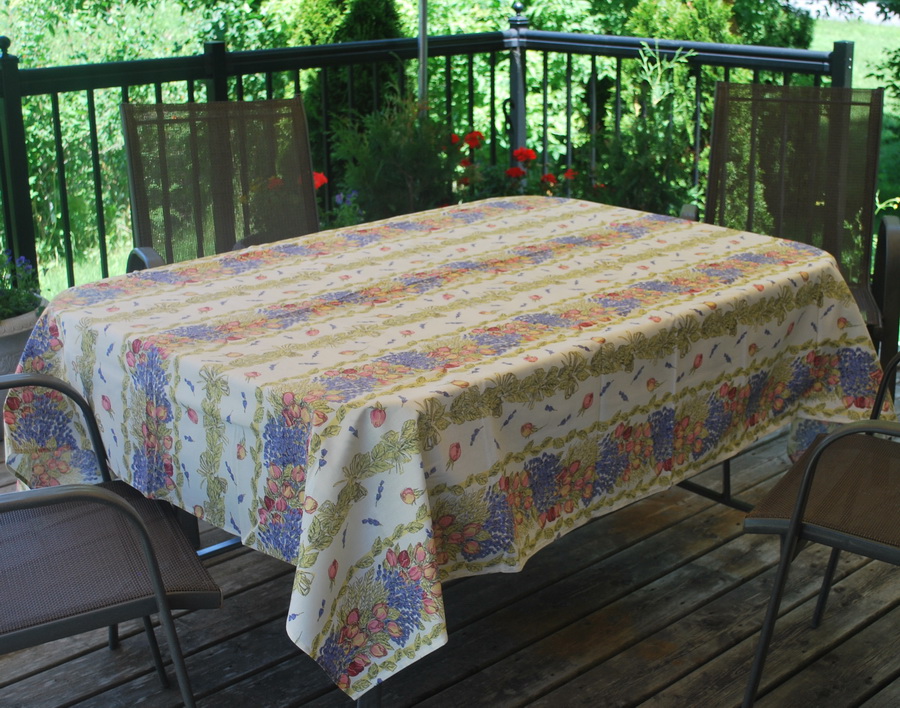 Image for Rose lavande Tablecloth