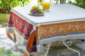 Nappe Jacquard Coteau cannelle