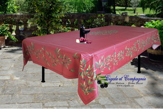 Nappe toile cirée ronde 160 cm PROVENCAL au meilleur prix