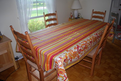 Biarritz coated Tablecloth. Image for Biarritz Tablecloth